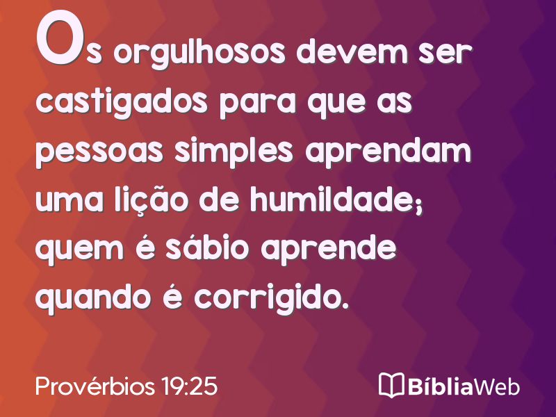 Provérbios 19:25 em imagem para compartilhar