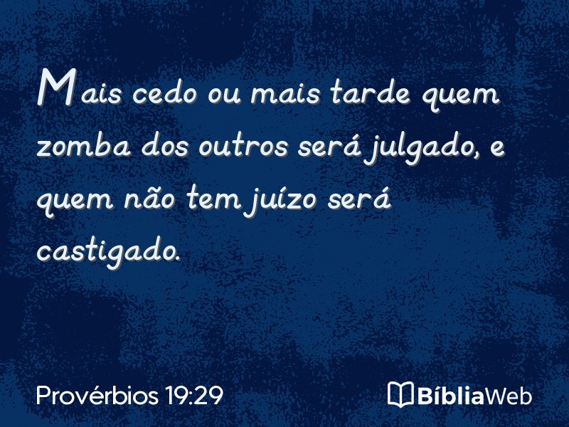 Provérbios 19:29 em imagem para compartilhar
