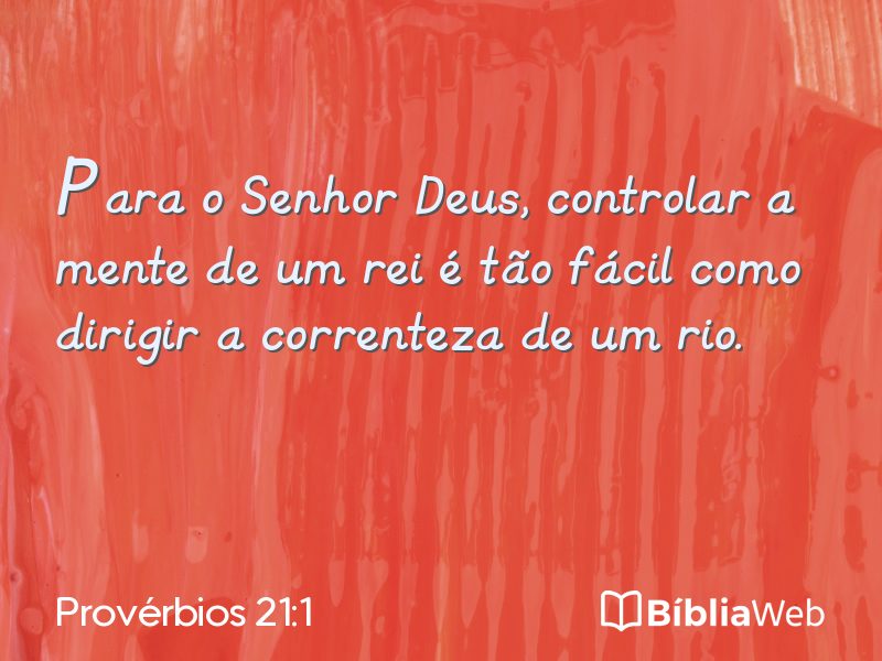 Provérbios 21:1 em imagem para compartilhar