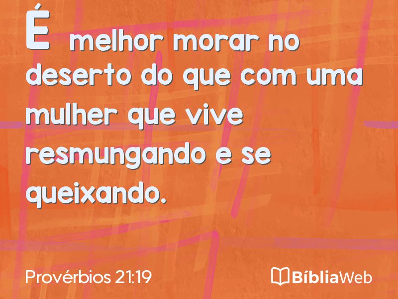 Provérbios 21:19 em imagem para compartilhar