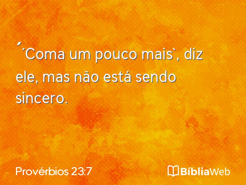 Provérbios 23:7 em imagem para compartilhar
