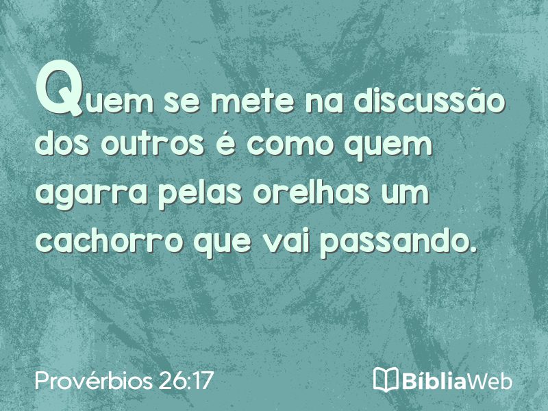 Provérbios 26:17 em imagem para compartilhar