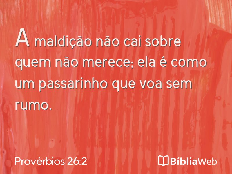 Provérbios 26:2 em imagem para compartilhar