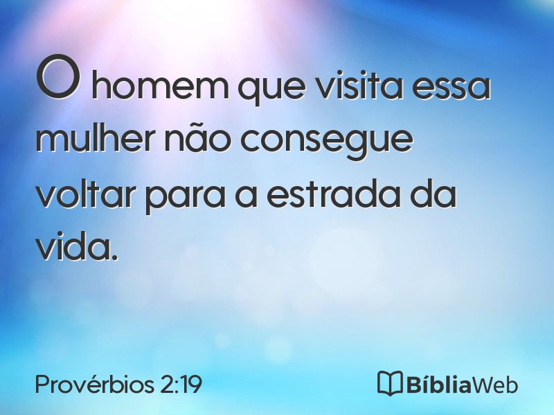 Provérbios 2:19 em imagem para compartilhar