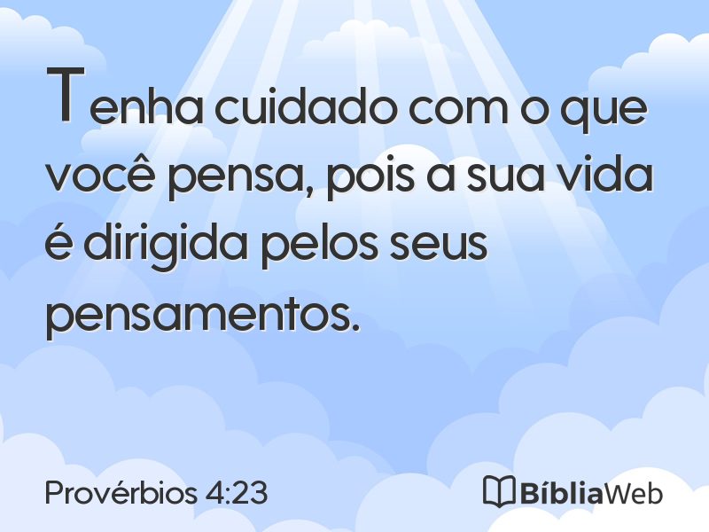 Provérbios 4:23 em imagem para compartilhar