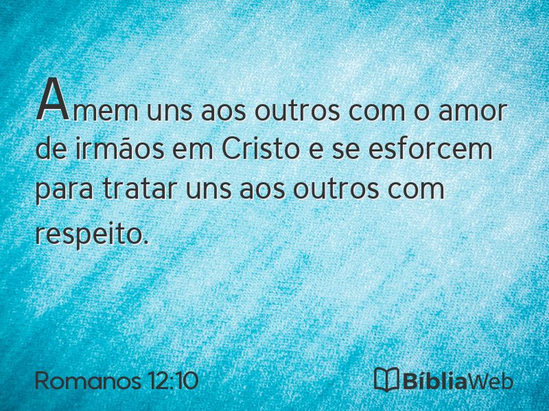Romanos 12:10 em imagem para compartilhar