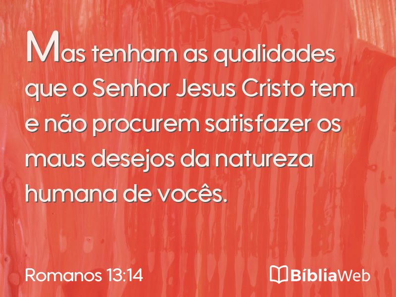 Romanos 13:14 em imagem para compartilhar