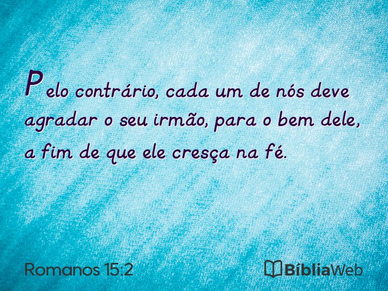 Romanos 15:2 em imagem para compartilhar