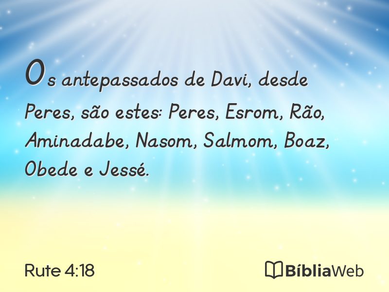Rute 4:18 em imagem para compartilhar