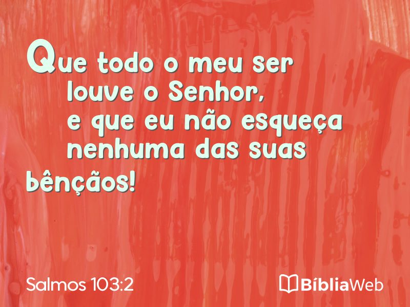 Salmos 103:2 em imagem para compartilhar