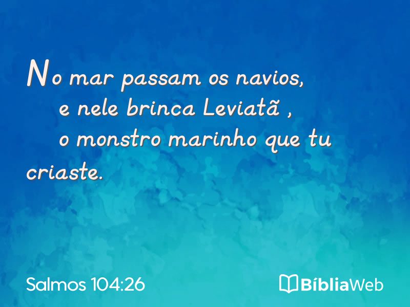 Salmos 104:26 em imagem para compartilhar