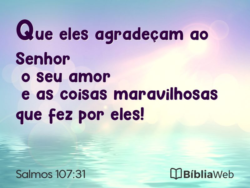 Salmos 107:31 em imagem para compartilhar