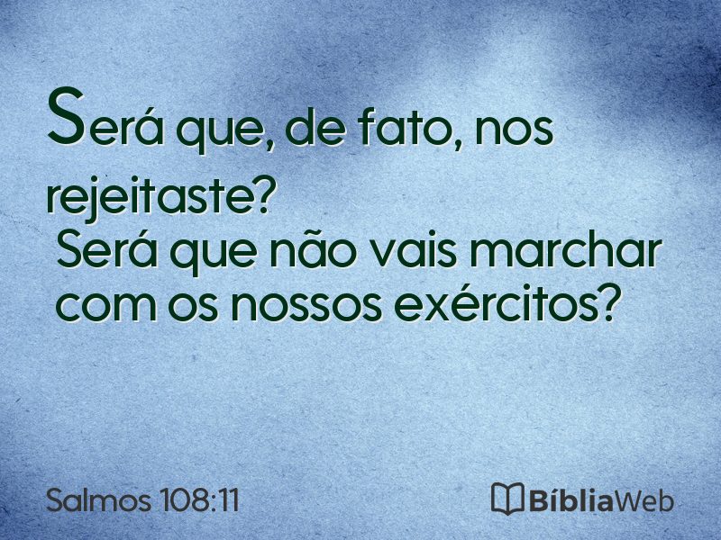 Salmos 108:11 em imagem para compartilhar