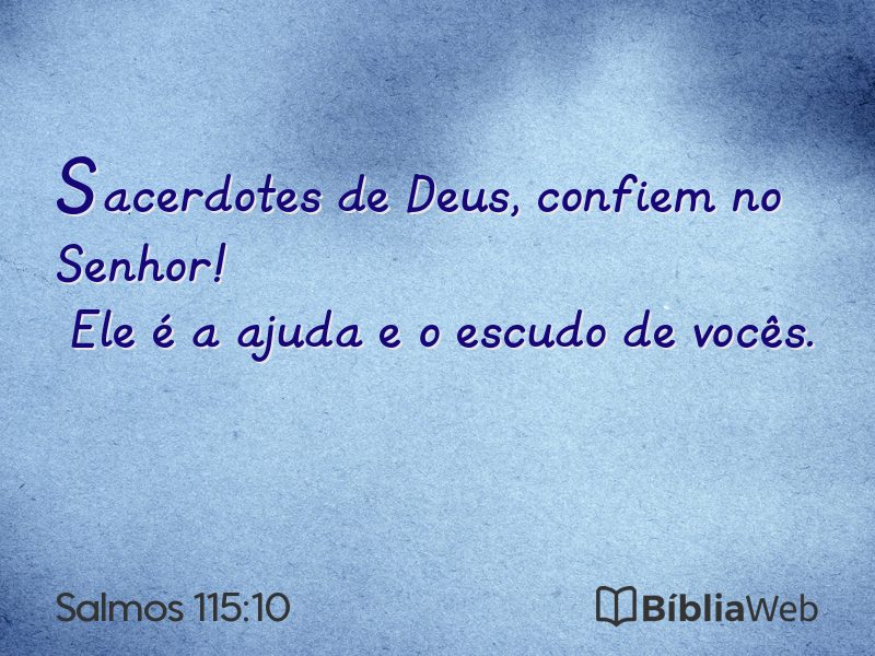 Salmos 115:10 em imagem para compartilhar