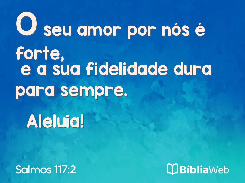 Salmos 117:2 em imagem para compartilhar