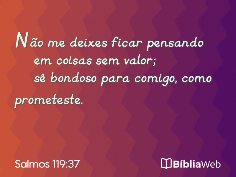 Salmos 119:37 em imagem para compartilhar