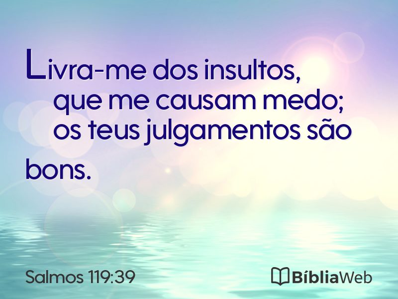 Salmos 119:39 em imagem para compartilhar