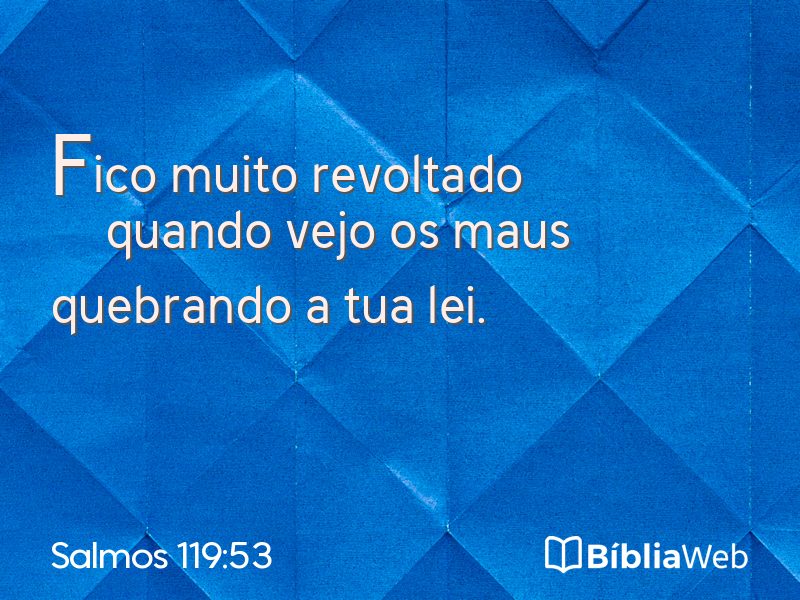 Salmos 119:53 em imagem para compartilhar