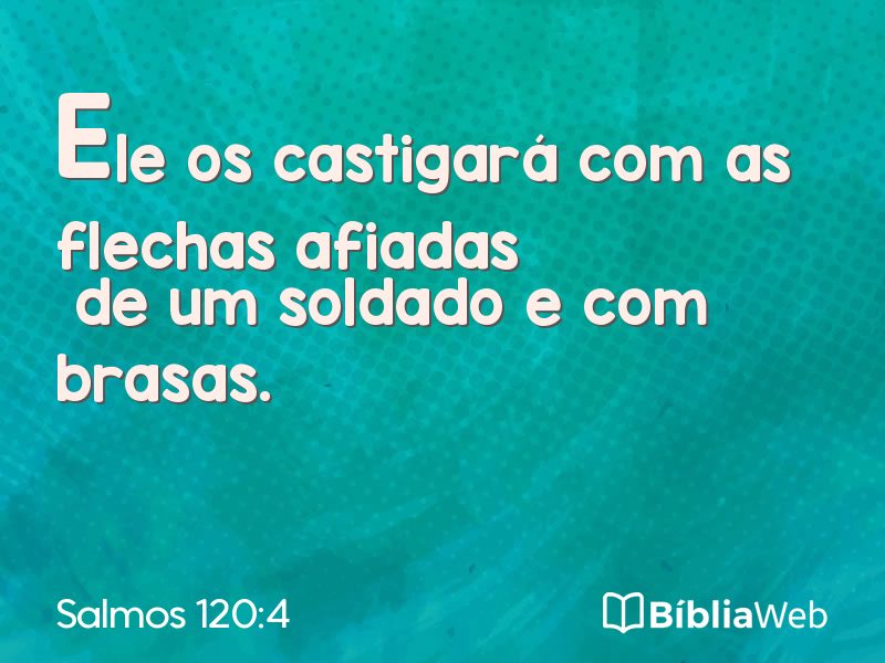 Salmos 120:4 em imagem para compartilhar
