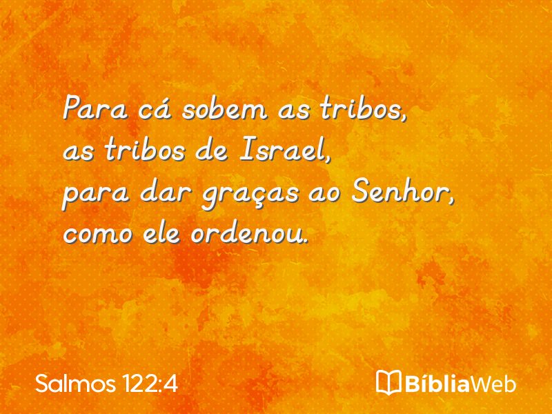 Salmos 122:4 em imagem para compartilhar