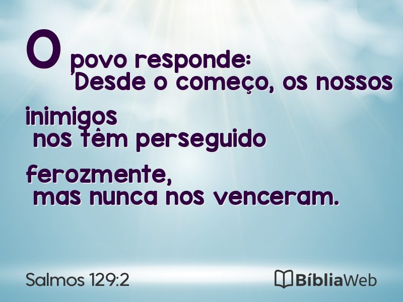 Salmos 129:2 em imagem para compartilhar