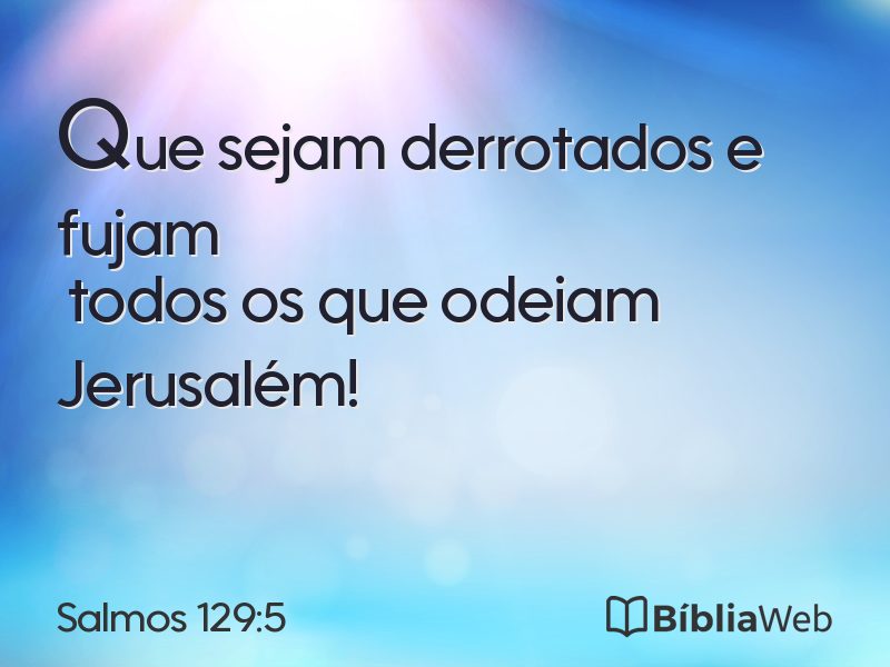 Salmos 129:5 em imagem para compartilhar