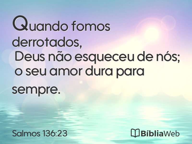 Salmos 136:23 em imagem para compartilhar