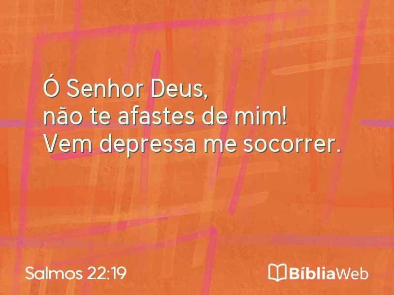 Salmos 22:19 em imagem para compartilhar