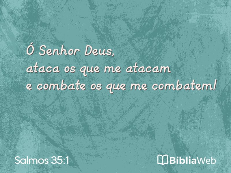 Salmos 35:1 em imagem para compartilhar