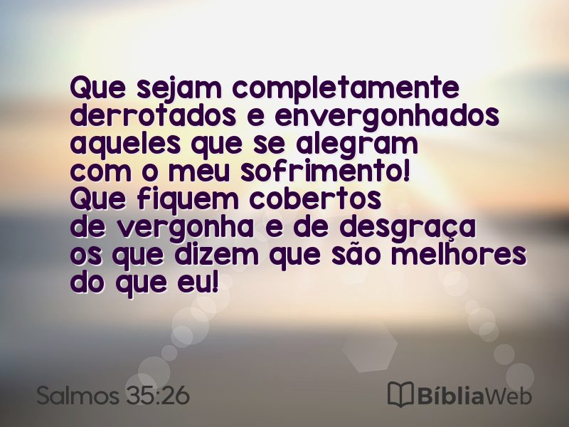Salmos 35:26 em imagem para compartilhar