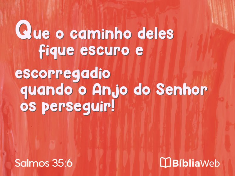 Salmos 35:6 em imagem para compartilhar