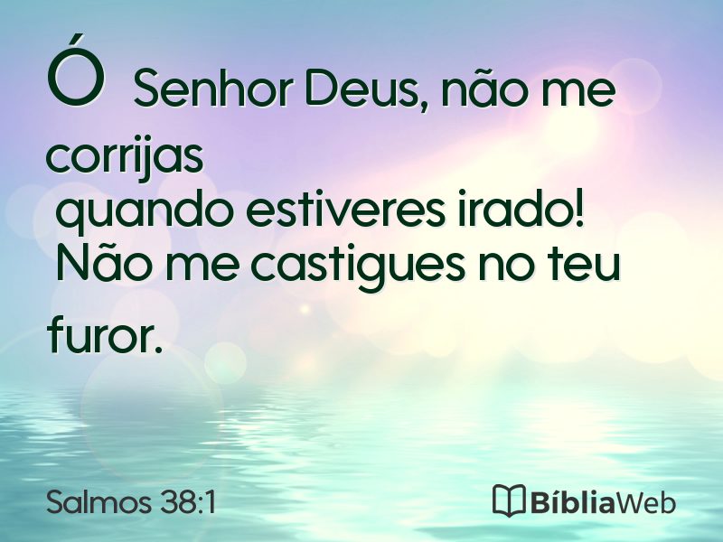 Salmos 38:1 em imagem para compartilhar