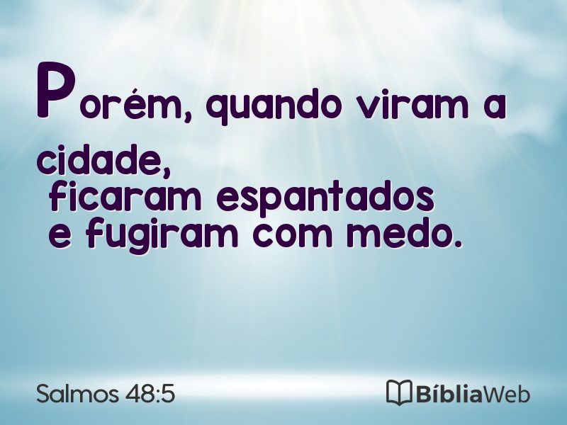 Salmos 48:5 em imagem para compartilhar