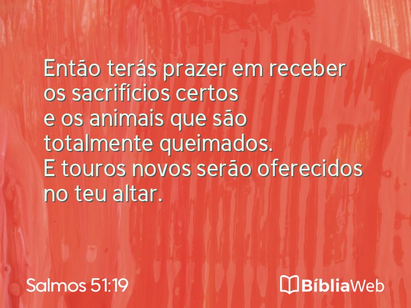 Salmos 51:19 em imagem para compartilhar
