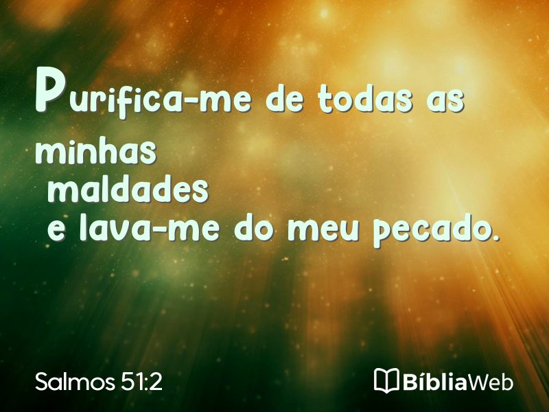 Salmos 51:2 em imagem para compartilhar