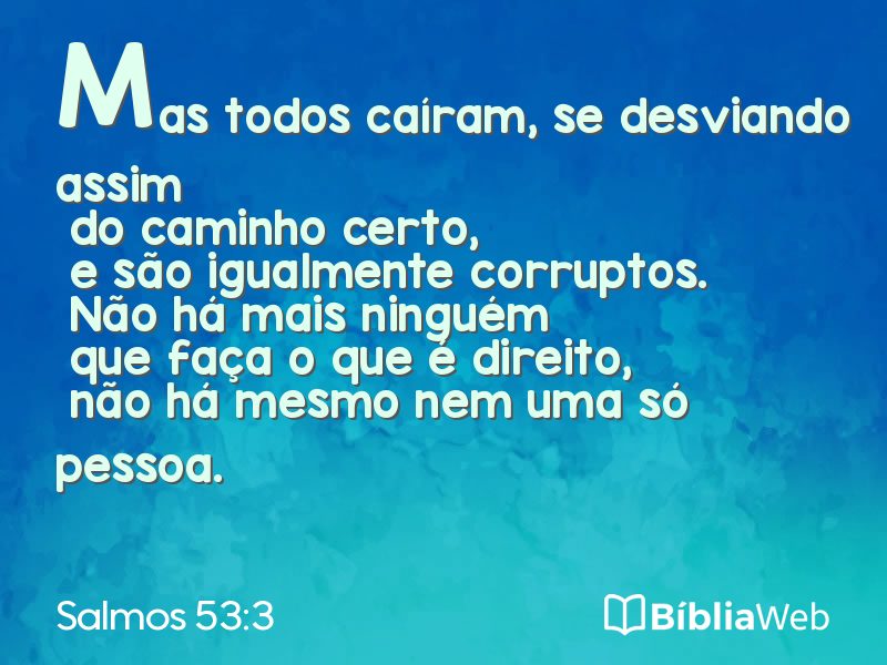 Salmos 53:3 em imagem para compartilhar
