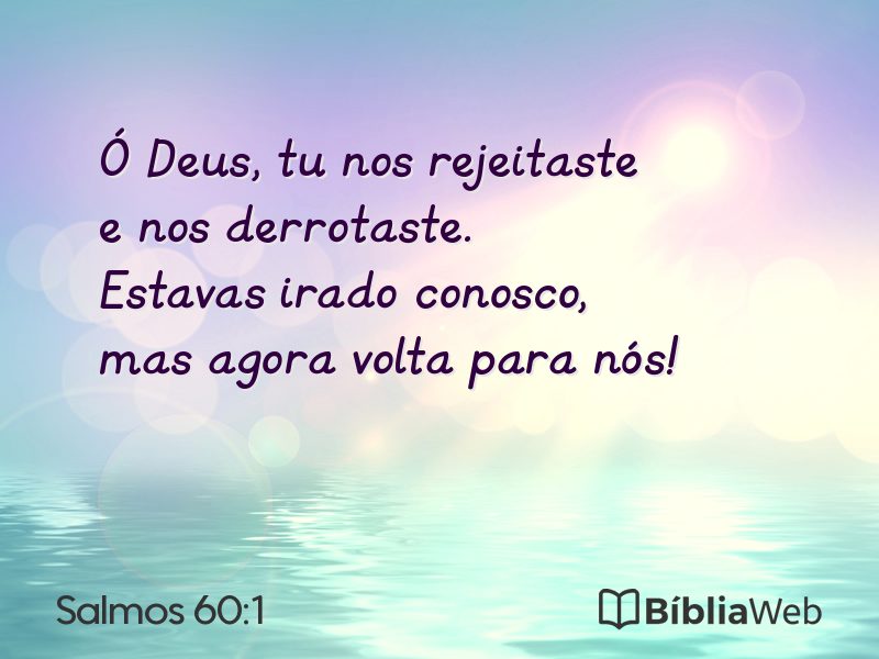 Salmos 60:1 em imagem para compartilhar