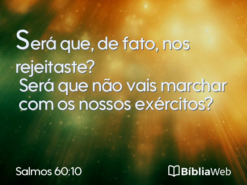 Salmos 60:10 em imagem para compartilhar