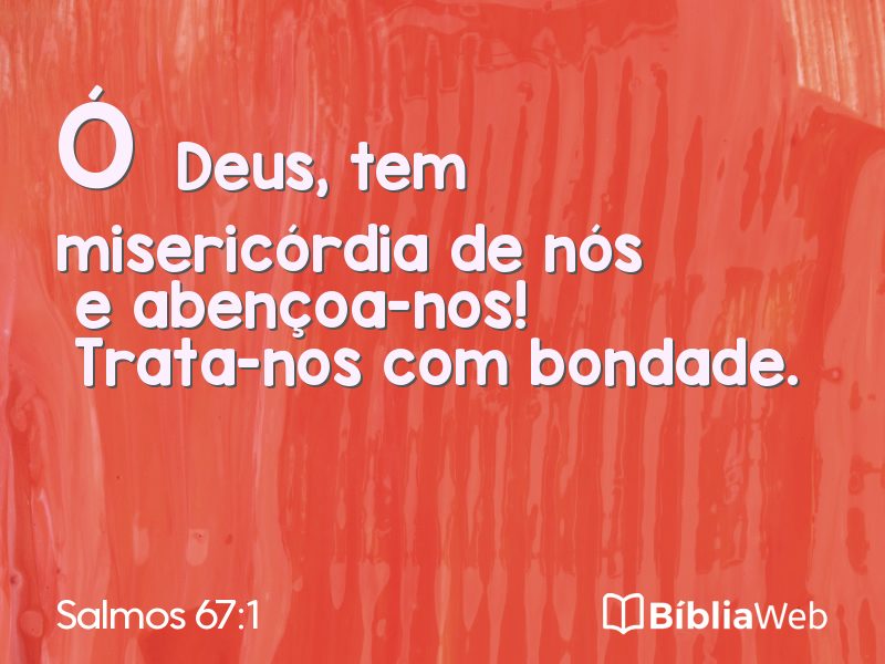 Salmos 67:1 em imagem para compartilhar