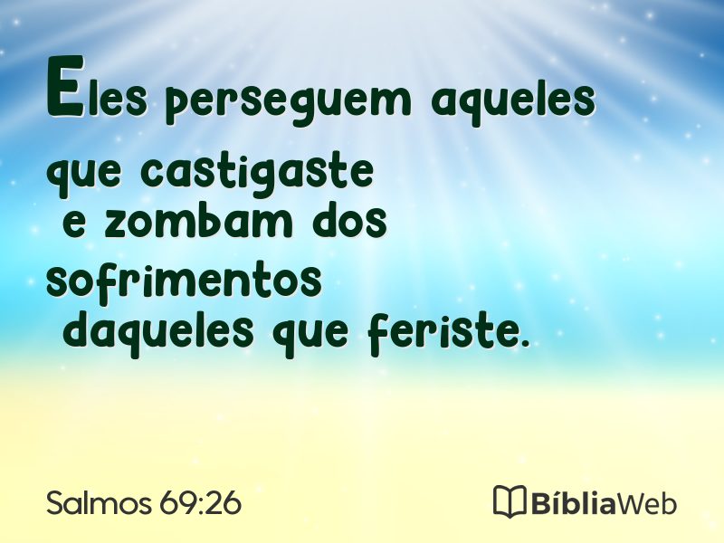 Salmos 69:26 em imagem para compartilhar