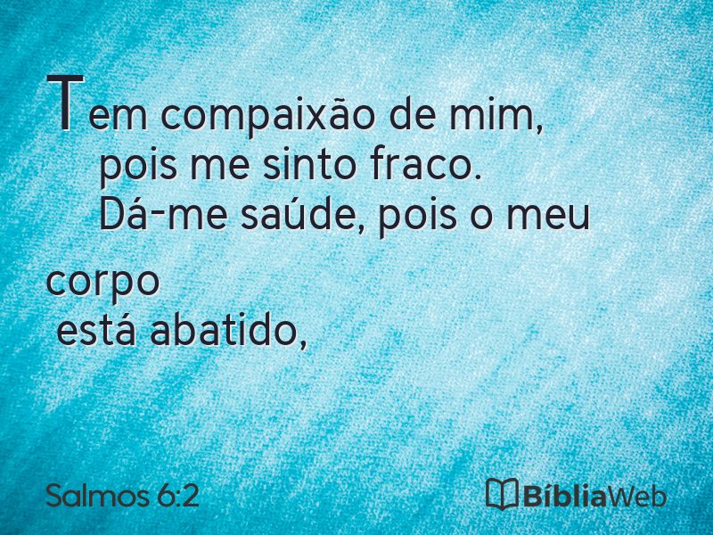Salmos 6:2 em imagem para compartilhar
