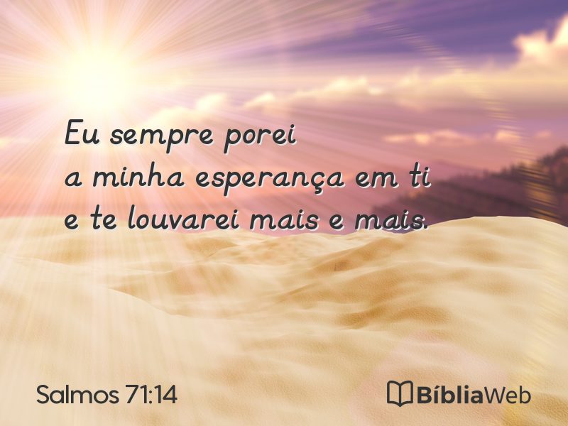 Salmos 71:14 em imagem para compartilhar
