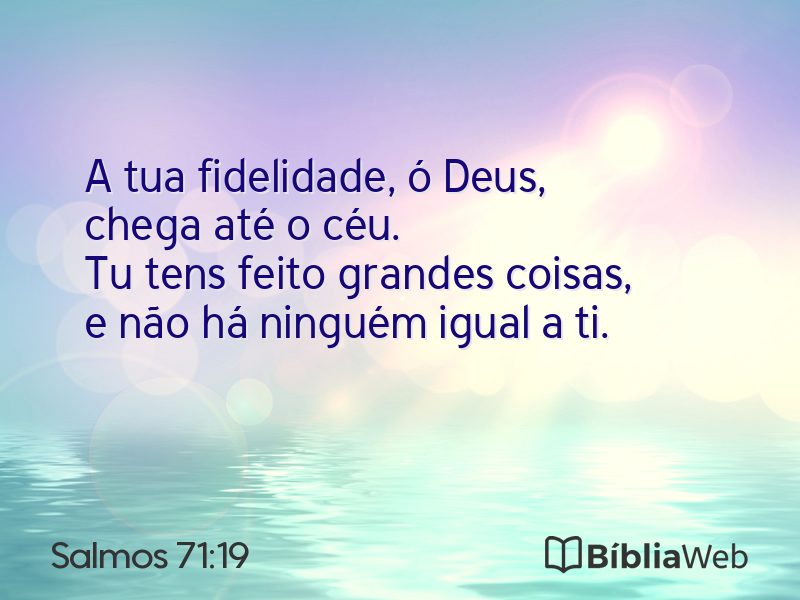 Salmos 71:19 em imagem para compartilhar