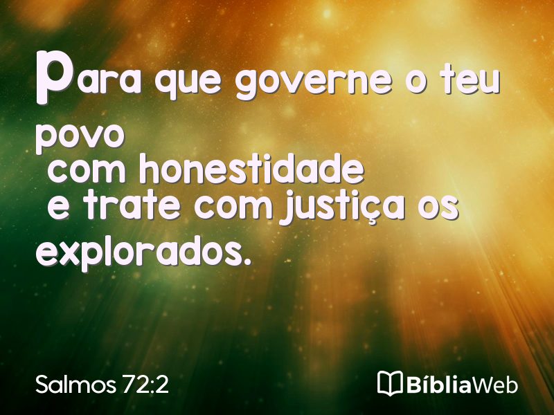 Salmos 72:2 em imagem para compartilhar