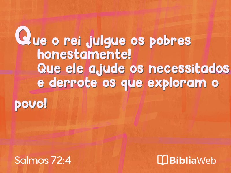 Salmos 72:4 em imagem para compartilhar