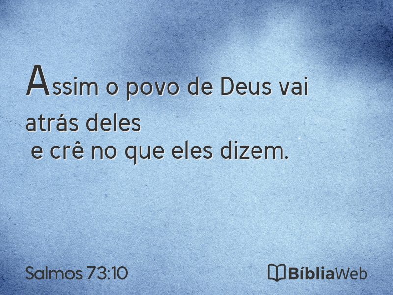 Salmos 73:10 em imagem para compartilhar