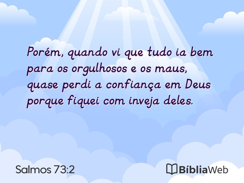 Salmos 73:2 em imagem para compartilhar