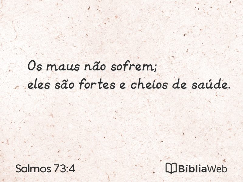 Salmos 73:4 em imagem para compartilhar
