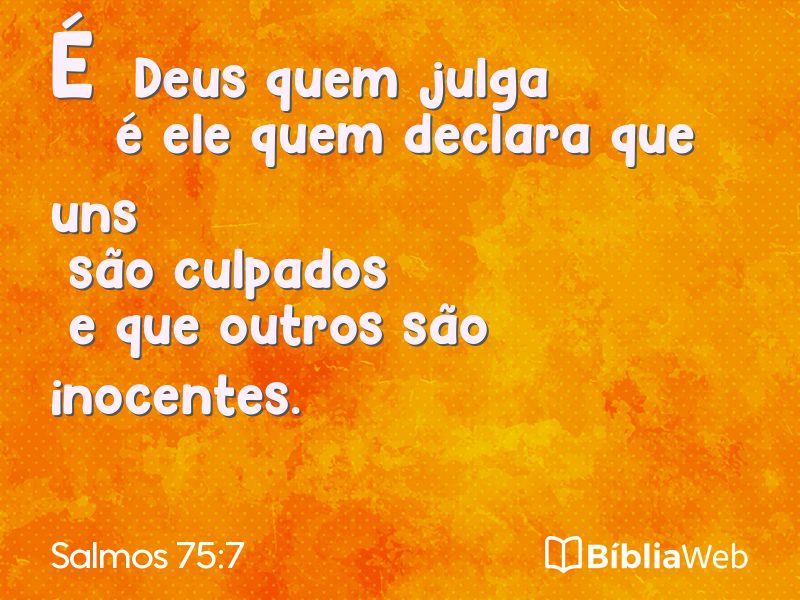 Salmos 75:7 em imagem para compartilhar