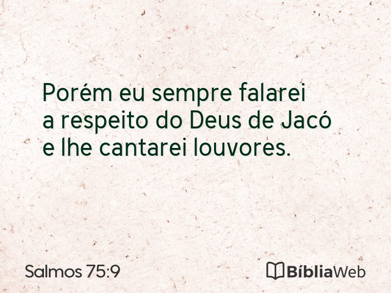 Salmos 75:9 em imagem para compartilhar